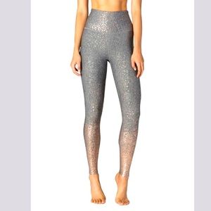 Beyond Yoga Alloy Ombre High-Waisted Midi Leggings